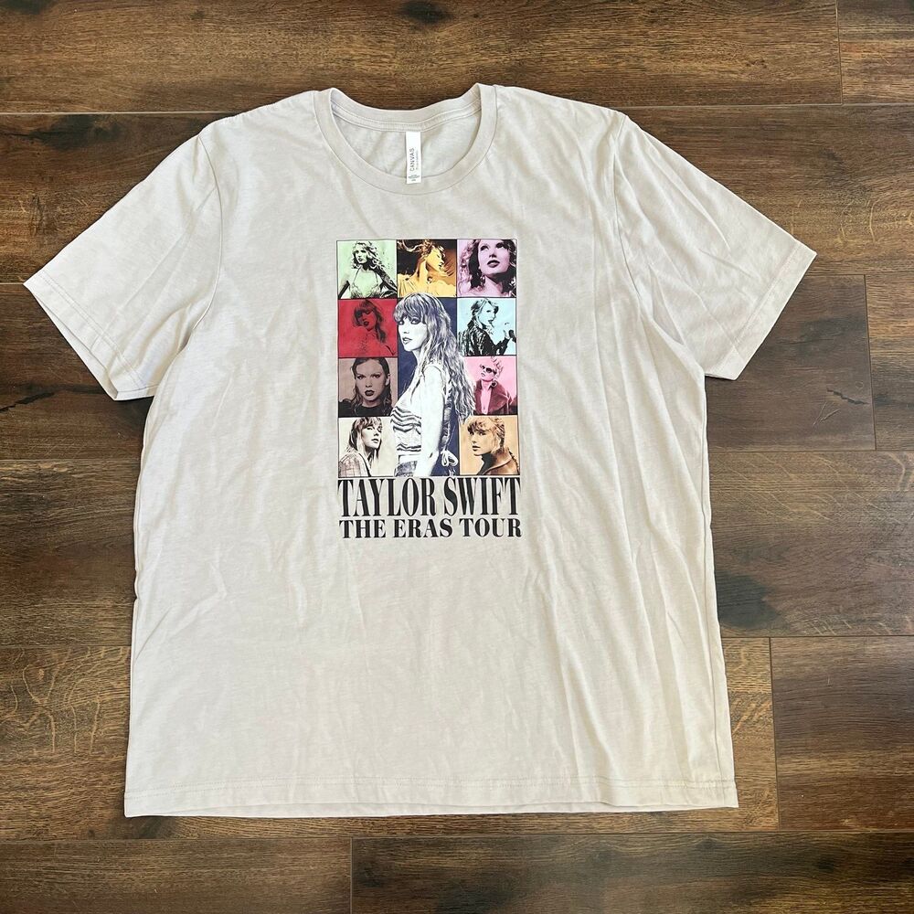 Taylor Swift The Eras Tour Graphic T-Shirt - Size 2XL (Bella+Canvas)
